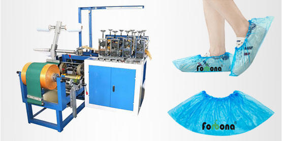 Plastic shoe cover making machine